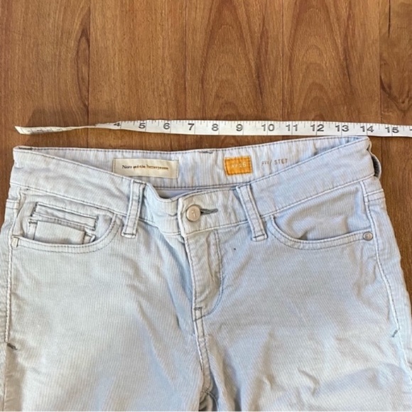 Anthropologie Pilcro Corduroy Skinny Leg Pants Side Zips Women’s Size 26 - Picture 16 of 16